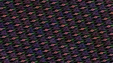 Karşıt renk kombinasyonlarıyla tekrar eden dikey dalga şekillerini içeren dijital illüstrasyon dinamik bir izlenim veriyor.