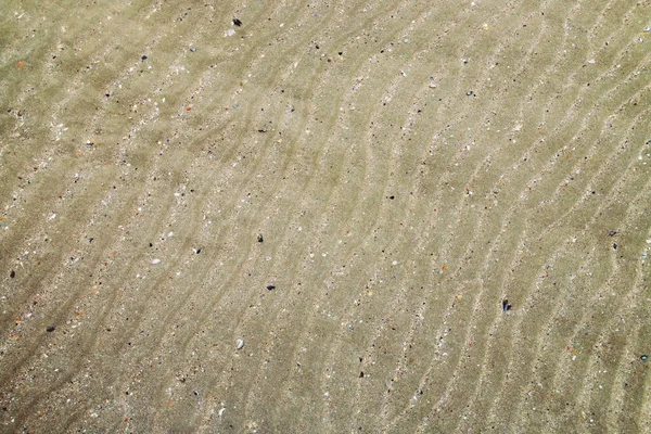 Sand Unter Dem Meerwasser Die Wellige Oberfläche Des Meeresbodens Infolge — Stockfoto