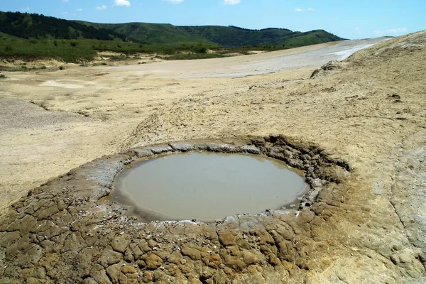 Vulcões Lama Romeno Vulcanii Noroiosi Berca Roménia Espaço Geológico Protegido — Fotografia de Stock