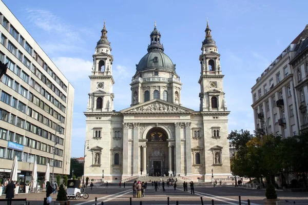 Szent István Bazilika Római Katolikus Bazilika Szent István Téren Budapest — Stock Fotó