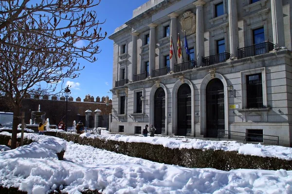 Avila Spanien 2018 Gebäude Der Gebietsverwaltung Des Katasters Delegation Für — Stockfoto