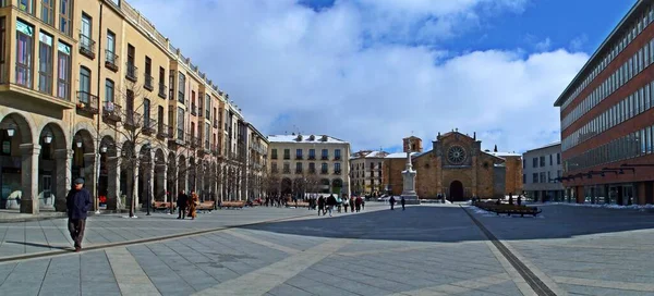 Avila Spanien 2018 Santa Teresa Platz Mit Der Katholischen Kirche — Stockfoto