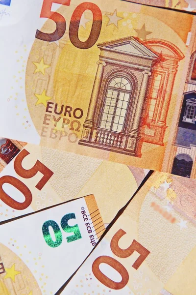 Фон Банкноти Євро — стокове фото