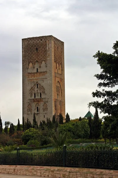 Torre Hassan Mausoléu Mohamed Rabat Marrocos — Fotografia de Stock
