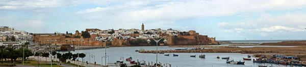 Kasbah Dos Udayas Também Escrito Oudaias Oudayas Rabat Marrocos — Fotografia de Stock