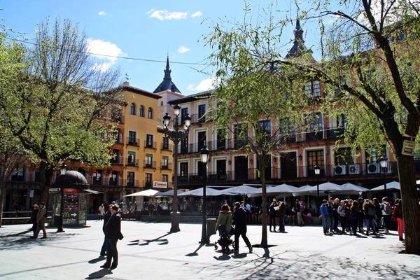 Toledo Hiszpania 2015 Plac Zocodover Toledo Hiszpania — Zdjęcie stockowe