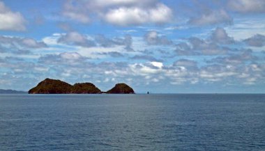 Tayland Körfezi 'ndeki Ada.