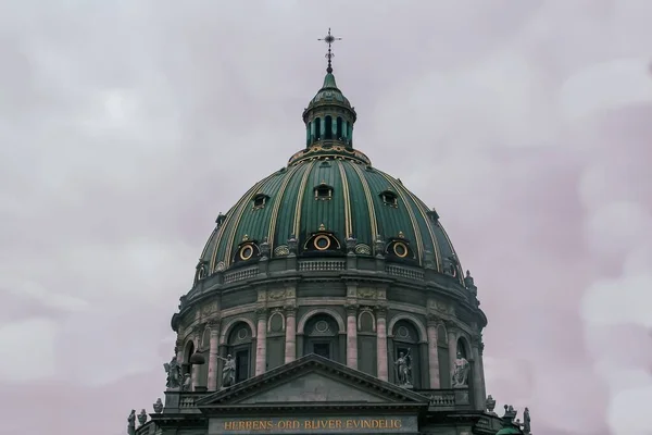 Frederik Kirche Kopenhagen Dänemark Volksmund Ist Sie Wegen Ihrer Rokokoarchitektur — Stockfoto