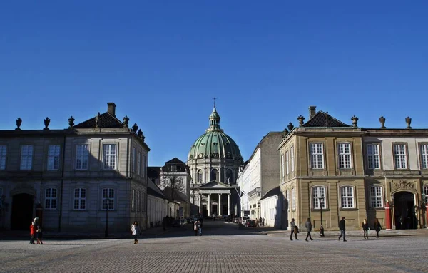 Frederik Kirche Kopenhagen Dänemark Volksmund Ist Sie Wegen Ihrer Rokokoarchitektur — Stockfoto