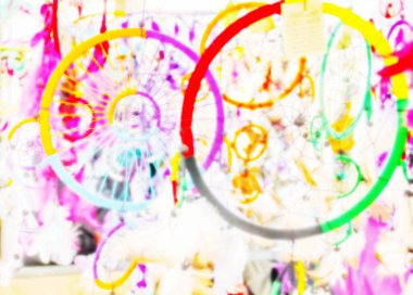 Renkli ve soyut masaüstü arkaplanı. Rüya Avcıları. Fotoğrafları dijital olarak dönüştüren yaratıcı çalışma.