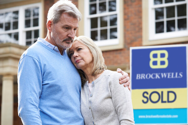Mature Couple Forced To Sell Home Through Financial Problems