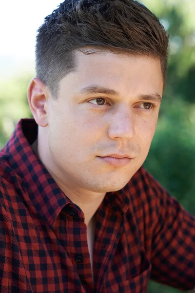 Head And Shoulders Portrait Of Concerned Man — Stock Photo, Image