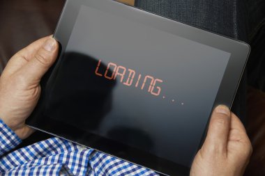 Yavaş Internet bağlantısı dijital Tablet