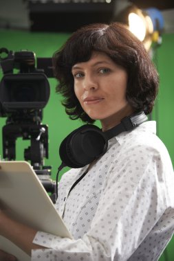 Bölüm müdürü televizyon Studio portresi
