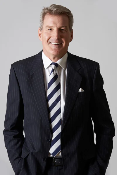 Portrait Of Smiling Mature Businessman — Stock Photo, Image