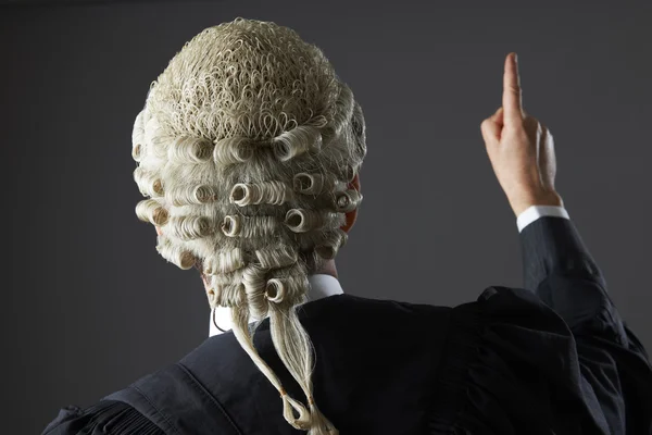 Barrister การพูดในศาล — ภาพถ่ายสต็อก