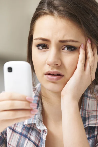 Teenage Girl Victim Of Bullying By Text Message Royalty Free Stock Images