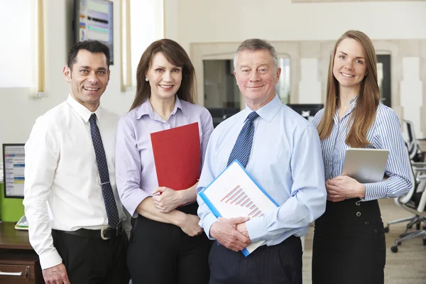 Portrait Of Business Team In Modern Office — Stock Photo, Image