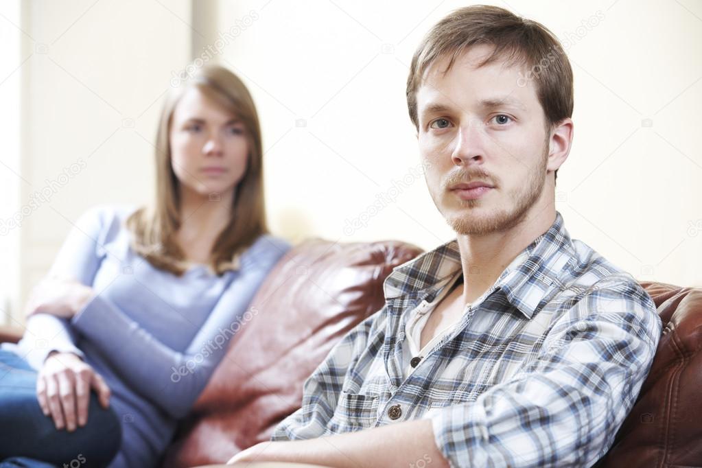 Couple With Relationship Difficulties At Home