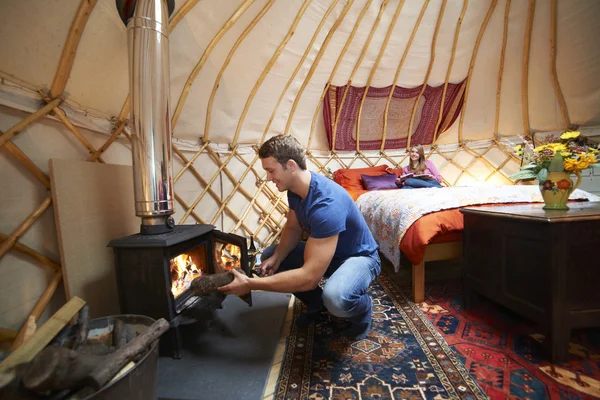 Lüks tatil Yurt içinde kamp zevk çift