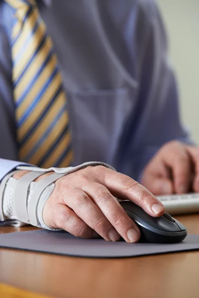 Businessman Suffering From Repetitive Strain Injury (RSI) — Stock Photo, Image