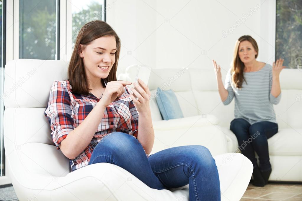 Mother and daughter arguing Mother and daughter arguing-3227