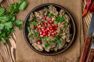 Kuchmachi Gürcistan mutfağı, kapatın.