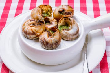 Burgonya üzümlü salyangozlar, yaklaşın.