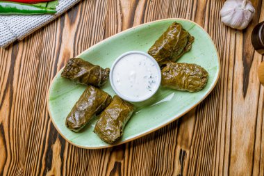 Dolma Gürcistan mutfağı, kapatın.