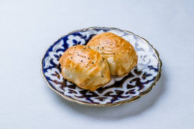 Samsa ulusal Özbek yiyeceği