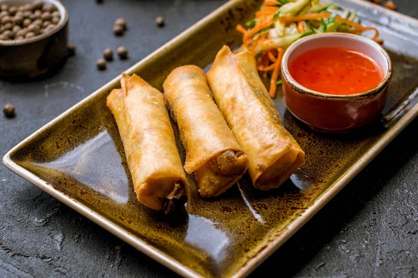 Fried Spring Roll Vietnamese Food — Stock Photo, Image
