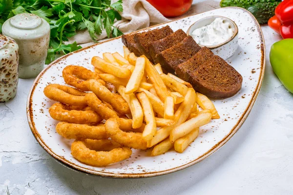 Verschiedene Bier Snacks Aus Nächster Nähe — Stockfoto