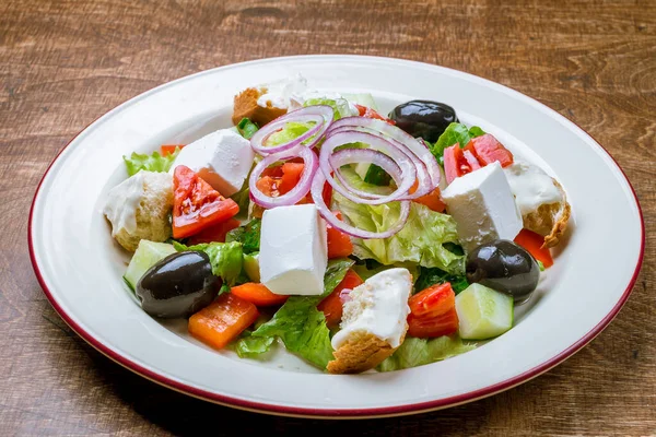 Greek Salad Feta Royalty Free Stock Photos