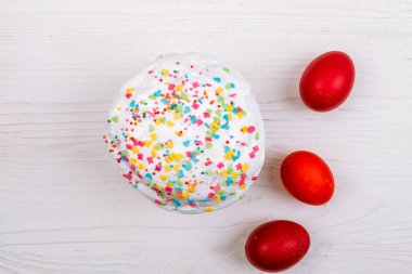 Yumurtalı Paskalya pastası.