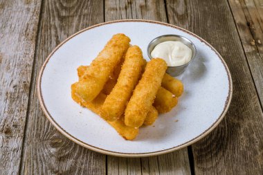 Lezzetli kızarmış peynir, yemek konsepti geçmişi.