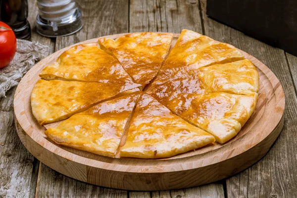 치즈를 곁들인 맛있는카하 가까이 — 스톡 사진