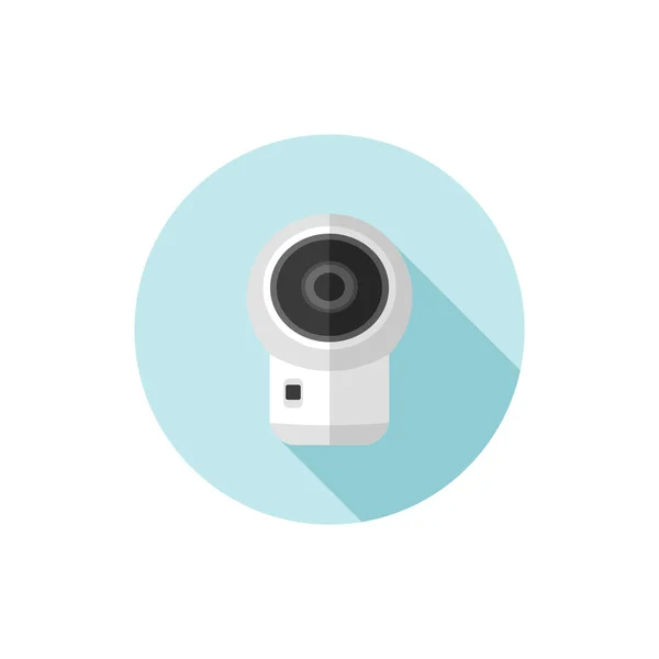 Vektor flat design WiFi CAM - Stok Vektor