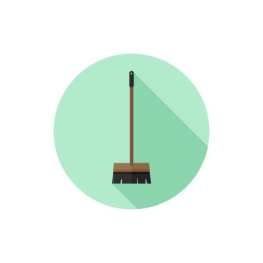 Vektör Düz Tasarım Süpürgesi