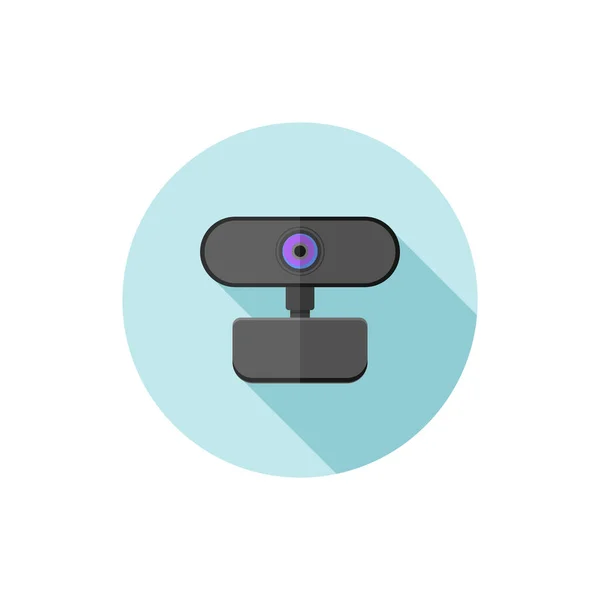 Vector flache Design-Ikone Webcam — Stockvektor