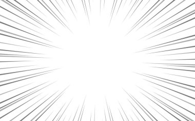 Çizgi roman arka planı. Manga hız çerçevesi. Patlama vektör çizimi.