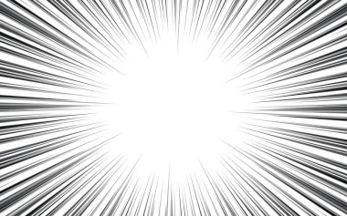 Siyah ve beyaz çizgi roman arkaplan dijital vektör çizimi.