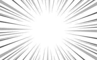 Japon mangasında kullanılan arka plan materyali. Tek renkli basit efekt çizgileri