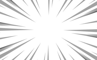 Hız çizgisi manga çerçevesi, Çizgi roman eylem hattı, Çizgi film arkaplanı, Vektör illüstrasyonu.