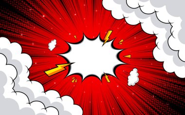 Yarım tonlu komik bir arkaplan. Çizimleriniz için vektör arkaplanı.