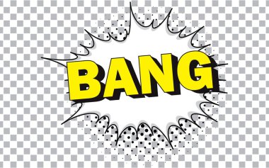 Çizgi roman patlama arkaplanı. Vektör illüstrasyonu.