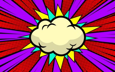 Çizgi film boş tasarım arka planı. vektör illüstrasyonu.