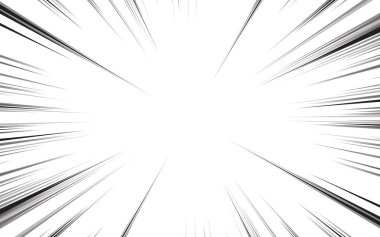 Manga ve çizgi roman için konsantrasyon satırları