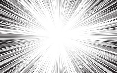 Çizgi roman ve manga için hız çizgisi efektleri.