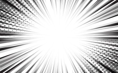 Manga ve çizgi roman için konsantrasyon satırları