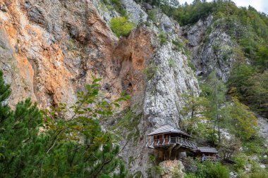 Slovenya, Logarska Dolina 'daki Kartallar Yuvası Kafesi